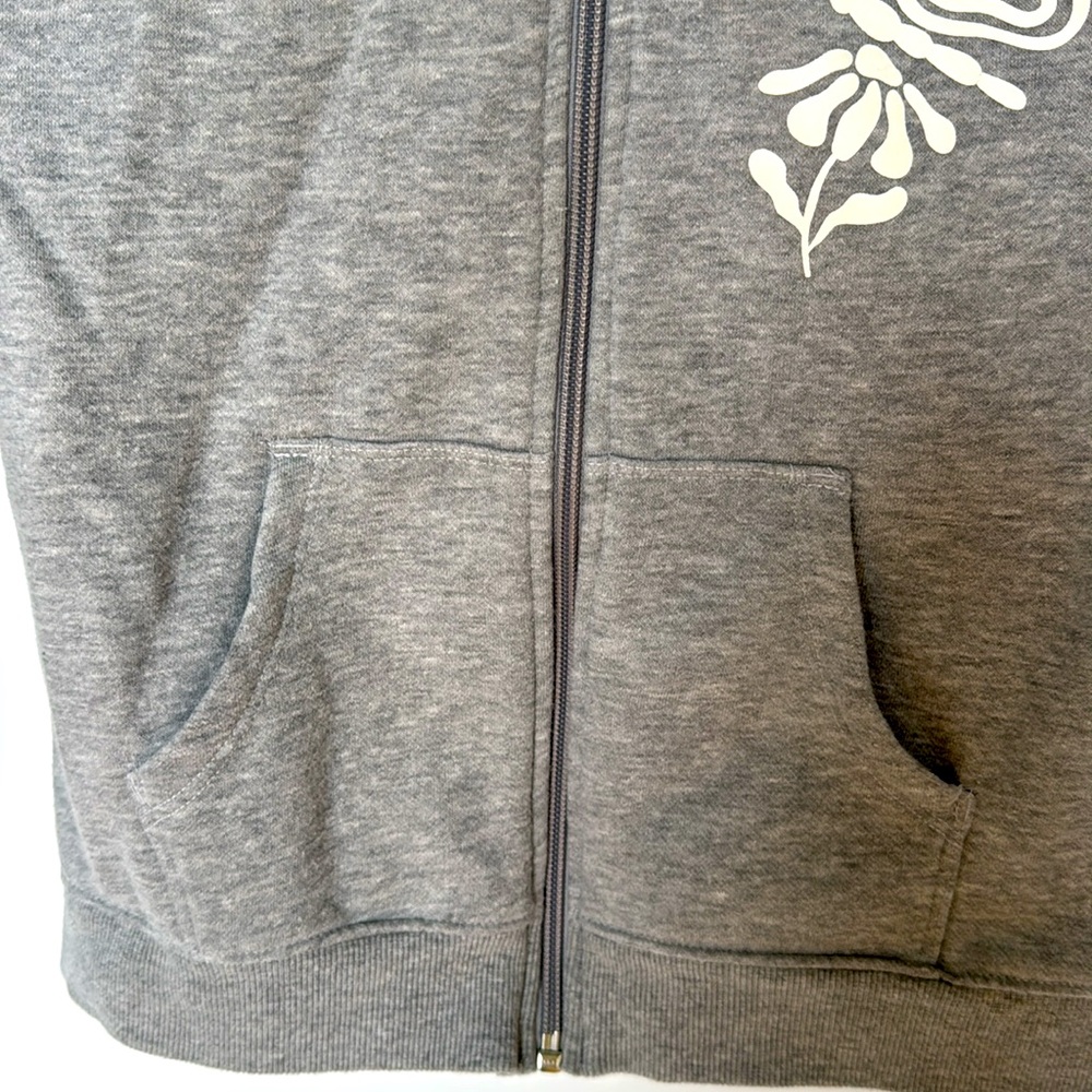 Girl's Butterfly' Zip-Up Fleece Hoodie - Picture 5 of 6